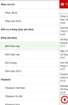 Chia sẻ nhạc android App screenshot 0